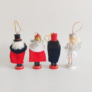 Nouvel ensemble de 4 décorations de Noël en bois sur le thème des contes de fées, 13 cm, comprenant Souris, Princesse, Gardes et <span class=keywords><strong>Casse</strong></span>-Noisettes, idéal pour les fêtes et comme cadeaux - Product Image 4