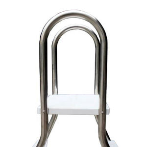 Escalera de Piscina Portátil de Acero Inoxidable SA, Soporte Cruzado, Altura Ajustable, Fácil Instalación, Diseño Ligero para Piscinas Elevadas/Superficiales - Product Image 2