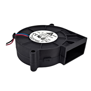 מפוח אוויר חשמלי מיני דלתא BFB0712H-AF00 OEM 12V 0.33A 75*75*25 13.84CFM 48dBA 4000 סל\\\"ד עם להב פלסטיק ומסב כדורי - Product Image 3