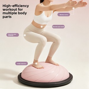 Pelota <span class=keywords><strong>Bosu</strong></span> de PVC para Yoga y Fitness, Entrenador de <span class=keywords><strong>Equilibrio</strong></span>, Pelota de <span class=keywords><strong>Equilibrio</strong></span> Semicircular, Antiexplosión, Engrosada, para Entrenamiento en Gimnasio y Hogar - Product Image 2