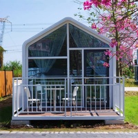 Maison préfabriquée miniature, maison naturelle, villa mobile, maison sur roues, maison en acier moderne, kits de maison en conteneurs, construction de jardin