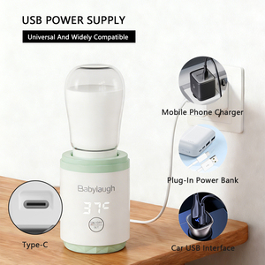 Calentador de Leche Portátil Personalizado con Logotipo, Batería de 4500 mAh, Calentador de Leche Portátil de Acero Inoxidable SUS316L OEM - Product Image 6