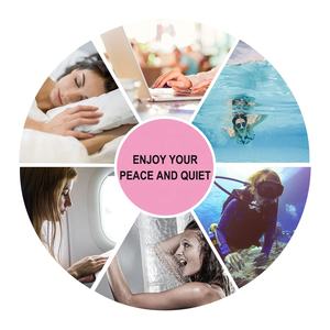 24 paires de bouchons <span class=keywords><strong>d</strong></span>'oreilles en coton ciré jetables pour dormir, réduction du bruit, pour la natation - Product Image 5