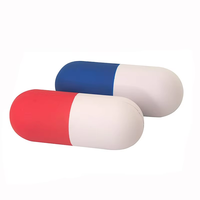 Tablet kapsul penghilang stres busa PU, mainan pil penghilang stres kapsul Anti stres