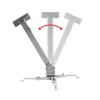 Support de projecteur universel à livraison rapide UE, support mural inclinable et rabattable pour projecteur, capacité de charge 5 kg, pour vente en gros