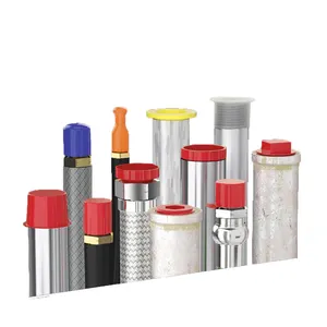 MOCAP-rosca externa de plástico, goma, PVC, tubo de refuerzo, tapón de extremo de inmersión de inyección