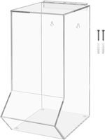 Poubelle en acrylique personnalisée en plexiglas, organisateur de distributeur de bonbons transparent, contenant pour friandises au chocolat, bonbons et collations