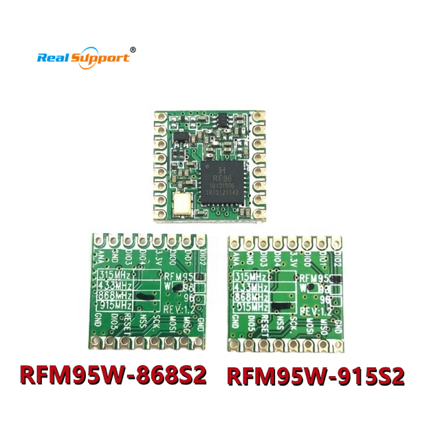 Original RFM95 RFM95W-868S2 RFM95W-868Mhz RFM95W-868S2R SX1276 Long Range RF Transceiver LoRa Module FOR Europe version
