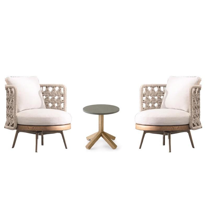 Table basse individuelle en teck 4250