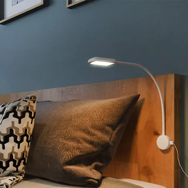 Modern LED Headboard Bed Reading Light with USB Outlet