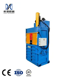 cardboard box baling press/ scrap paper baler/ waste carton bale press machine