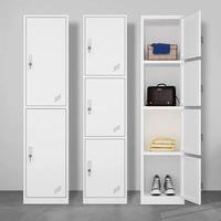 Armoire de rangement autoportante en acier ventilée – Conception respirante pour chambre d'appartement, rangement de vêtements sans odeur