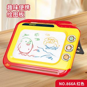 Pizarra magnética de dibujo para niños de 4 a 6 años, tablero de dibujo de plástico borrable, juguete educativo temprano - Product Image 3