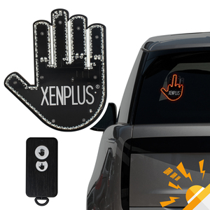 XENPLUS Nuovissima Luce a Dito Medio per Finestrino Auto, Saluta i Passanti, Luce a Dito Medio per Auto, Luci LED per Auto - Product Image 2