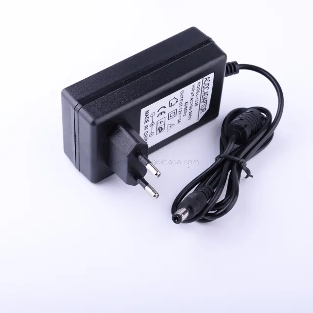 Power Supply European AU Uk Plug - 2.1mm Output 12v-3a Adaptor 36w Ac Adapter 12v 3a