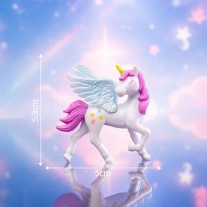 Nieuwe Fantasie Pegasus Eenhoorn Diy 3d Miniatuur Landschap Mini Fee Tuin Decoratie Pop Ambachten Ornamenten - Product Image 6