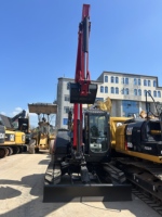 Excavatrice hydraulique Yanmar VIO80 d'occasion de haute qualité, moteur 4TNV98, excavatrice compacte pour la construction urbaine