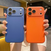 Coque de protection antichoc de luxe couleur unie pour iPhone 17 Air 16 Plus 15 14 13 12 Pro Max et iPhone 11