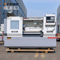 Torno CNC Horizontal de Cama Plana de un Solo Husillo CK6150 de Rendimiento Estable con Control GSK para Metalurgia