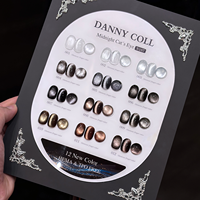DANNYCOLL – Kit de vernis gel œil de chat 12 couleurs, marque privée, vente en gros, qualité salon, vernis à ongles gel œil de chat pour nail art, logo personnalisé