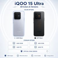 Nouveaux Smartphones Originaux IQOO 15 Ultra 5G 2026 Écran 144Hz Octa Core Langues Mondiales Android vivo iqoo 15ultra