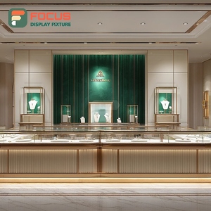 Fabricant de vitrines à bijoux modernes sur mesure, présentoirs de comptoir en bois pour centres commerciaux - Product Image 3