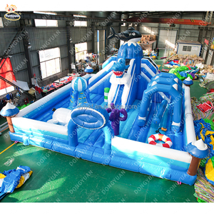 Надувной батутный комплекс Joyful <span class=keywords><strong>Castle</strong></span>: роскошный большой батут-горка для детей и взрослых - Product Image 6