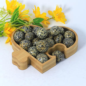 Cristaux de Jaspe Dalmatien en Gros, Ornements de Méditation Spirituelle, Gravure d'Amour, Mascotte Religieuse, Idées Cadeaux - Product Image 3