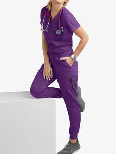<span class=keywords><strong>Divise</strong></span> Ospedaliere Stile Scrubs in Vendita, Semplici <span class=keywords><strong>per</strong></span> Donne, Uniformi da Infermiera, Set di <span class=keywords><strong>Divise</strong></span> Impermeabili - Product Image 5