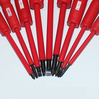 Ensemble de tournevis isolés Phillips OEM en gros, 1000V, magnétique, pour l'entretien électrique, 9 pièces, tournevis isolés, pinces