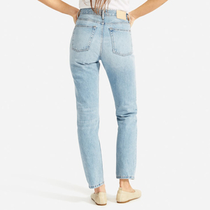 2025 personalizzato a gamba dritta donna pantaloni Jeans donna donna blu Jeans Vintage Jeans Slim Fit donna Jens per donna - Product Image 2