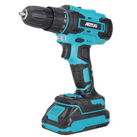 AOTUO OEM Perceuse sans fil rechargeable Li-ion 21V puissante personnalisable, ensemble de perceuses multifonctionnelles à vitesse variable
