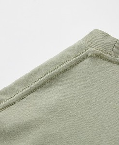 T-shirt da uomo a maniche corte in cotone a doppio filo pesante 245GSM, anti-pilling, vestibilità rilassata minimalista JP, personalizzabile con logo OEM - Product Image 5