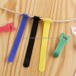 <span class=keywords><strong>Double</strong></span> Side tùy chỉnh velcroes quan hệ cáp tổ chức móc và vòng lặp trở lại để trở lại Băng Cáp tiereusable Cáp Tie xuống dây đai - Product Image 2