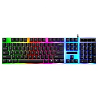 G21B Kit clavier et souris filaires Kit clavier et souris USB électroluminescent LOL Standard Ergonomique RGB Technologie étanche