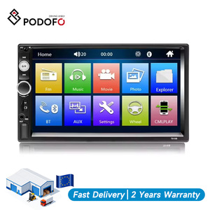 Podofo 2Din 7" Touch Screen Car Stereo Car Radio BT FM <b>USB</b> SD AUX Car MP5 <b>Player</b> 7010B Autoradio Fast Delivery 1 Year Warranty - Product Image 1