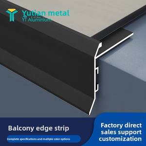 Bande décorative en alliage d'aluminium pour balcon, gouttière de drainage pour rebord de fenêtre, pare-pluie pour mur extérieur, gouttière de toit, bordure inférieure de toit en <span class=keywords><strong>sable</strong></span> - Product Image 3