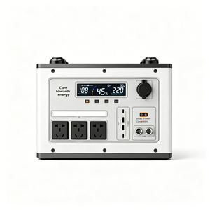 Station solaire portable pour camping extérieur, batterie LiFePO4 1000Wh 15KWh, onduleur à onde sinusoïdale pure, démarreur de secours solaire, alimentation de secours d'urgence - Product Image 2