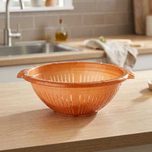 CATEEM MRD446 Grand égouttoir de cuisine flexible multifonction en plastique couleur cuivre, anti-blocage, réutilisable et écologique - Product Image 3