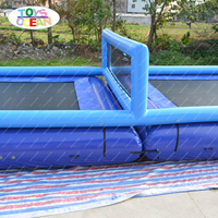 Piscine de volley-ball gonflable de jeux d'eau commerciale personnalisée de haute qualité adaptée aux événements en plein air et aux fêtes
