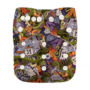 Pantalon <span class=keywords><strong>lavable</strong></span> personnalisé pour bébé Couches en tissu réutilisables imperméables <span class=keywords><strong>OS</strong></span> Pocket Couches en tissu pour bébés - Product Image 2