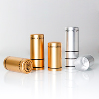 Capsule en aluminium-plastique de taille personnalisée écologique en gros 55x28,9MM pour bouteille de vin rouge, liqueur, vodka, whisky