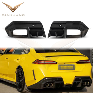Kit carrosserie en carbone sec style SQ-V1, lèvre avant, diffuseur et jupes latérales pour M5 G90 2025+ OE 51115A7D671 51755A854A5 51775A70D63 - Product Image 4
