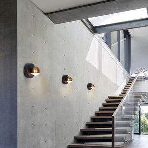 Aplique de pared redondo de interior moderno, aplique de pared LED pequeño nórdico decorativo para sala de estar, dormitorio, lámparas de pared de noche con LED - Product Image 5