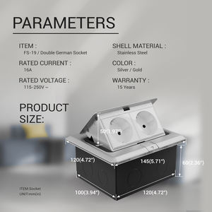 Prise de sol <span class=keywords><strong>en</strong></span> acier inoxydable ignifuge et ignifuge pour la <span class=keywords><strong>conformité</strong></span> des bâtiments - Product Image 2