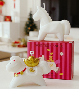 Juego de Velas Aromáticas del Año del Caballo del Zodiaco, Regalo de Vela con Animal de la Suerte para <span class=keywords><strong>el</strong></span> Año Nuevo Chino y Cumpleaños, Producto Más Vendido - Product Image 4