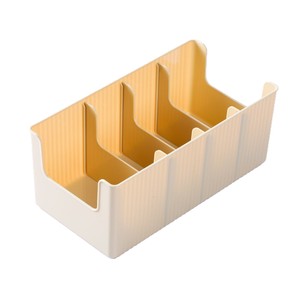 Transparent Detachable 4-Section Multi Compartment Cosmetic <b>Storage</b> <b>Box</b> 26cm Desktop Makeup Organizer Customizable Logo PET - Product Image 4