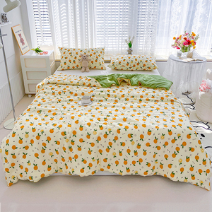 Maternal Infant Grade king Queen Size Washed Double-Layer Gauze Soybean Fiber Soft Summer air Conditioning Quilt <strong>Comforters</strong> - Product Image 1