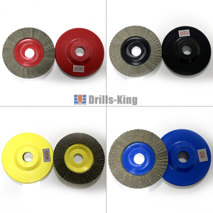 40 120 <span class=keywords><strong>200</strong></span> Grit kim cương Flap đĩa mài Bánh Xe Kim Cương Flap Disc cho sứ gạch - Product Image 3