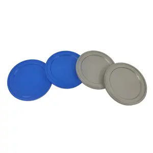 China Round 401 Can Lid Plastic <b>Dust</b> Proof Closure Milk Tin Closure Easy Open End - Product Image 1